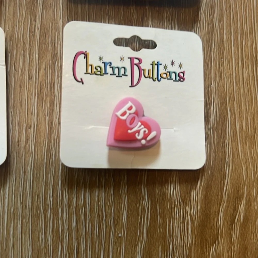 Set of 24 Heart Croc Charms Charm Buddies